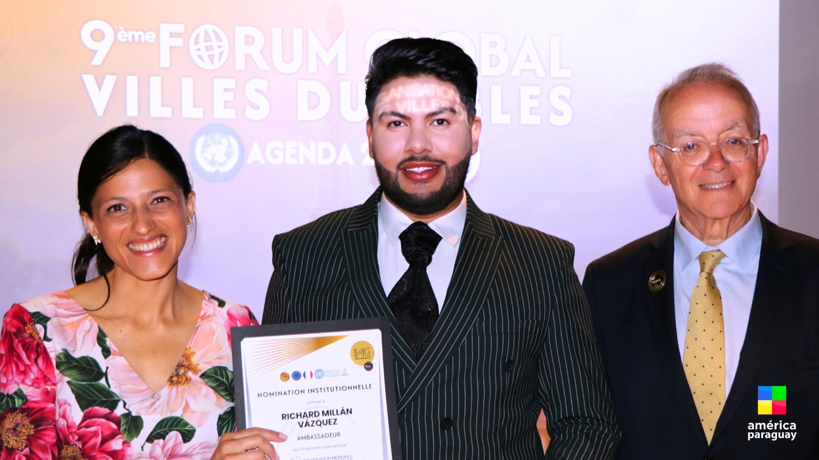 Richard Millán Vázquez se destaca como embajador sostenible junto a diputada francesa Éléonore Caroit