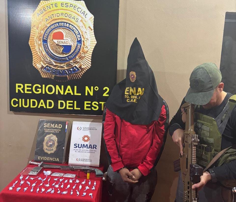 Cae presunto proveedor clave del microtráfico en Alto Paraná