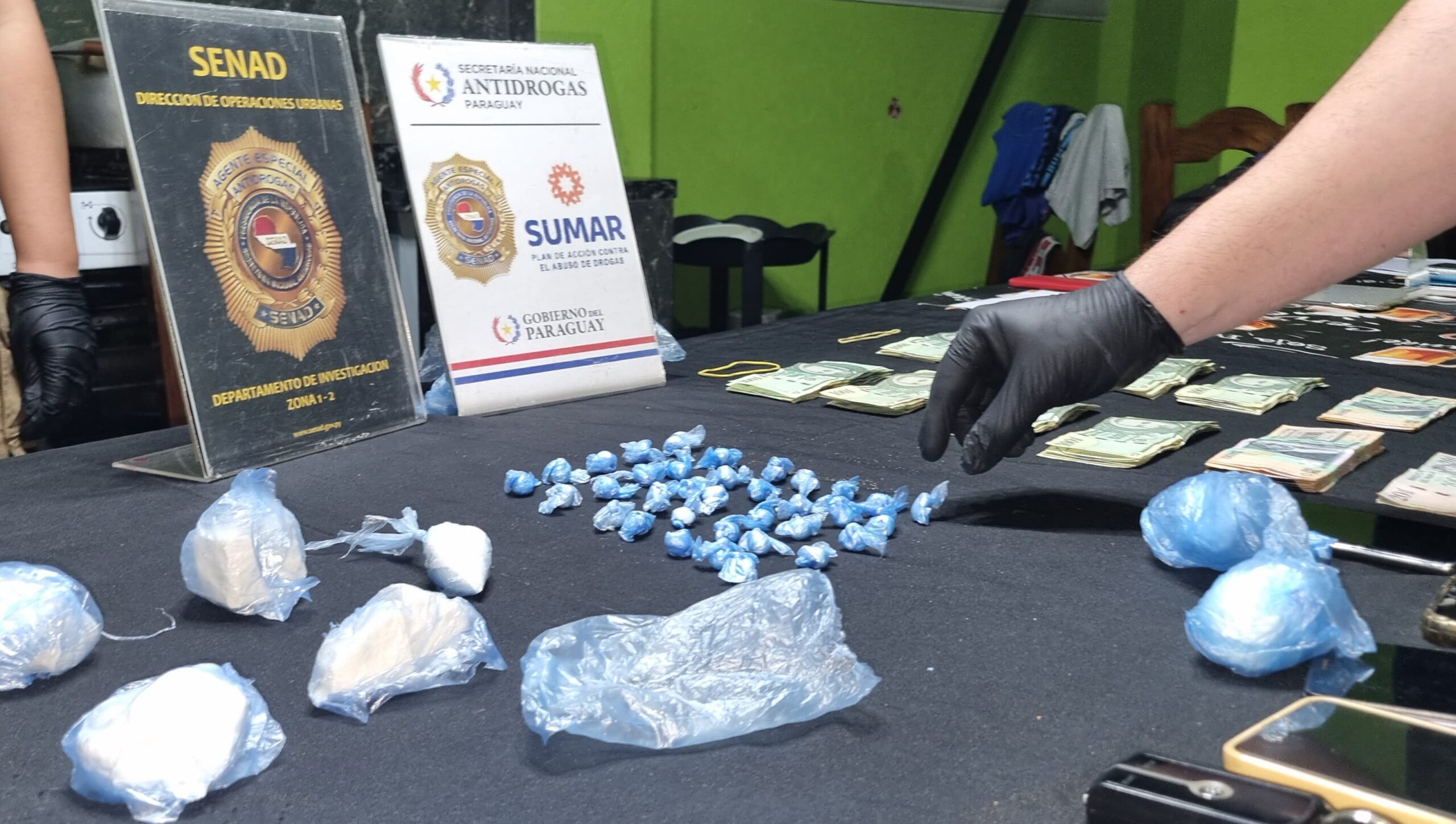 Operativo Esquilo: Senad desmantela red de microtráfico en Cordillera