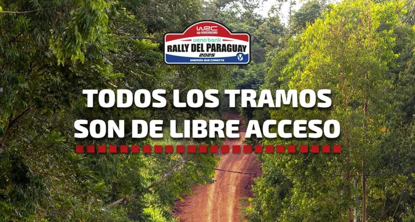 Viví el rally como nunca: WRC Paraguay tendrá accesos gratuitos y abiertos a todos