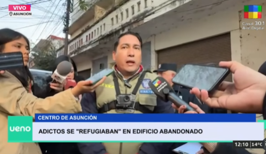 Intervienen edificio abandonado usado como refugio por adictos