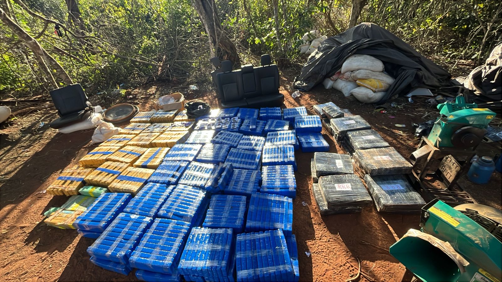 Senad desmantela megacampamento narco que operaba sin pausa