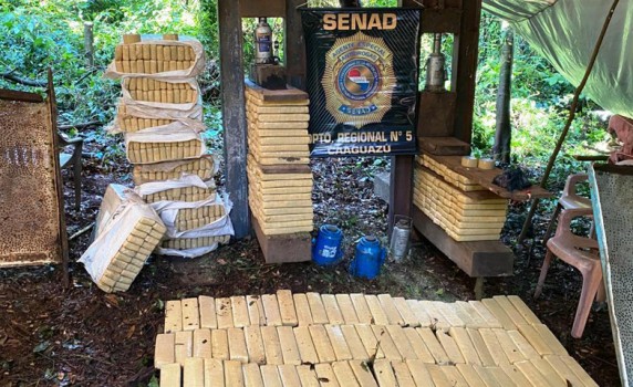 Senad desarticula campamentos narcos en el Parque Nacional Caazapá