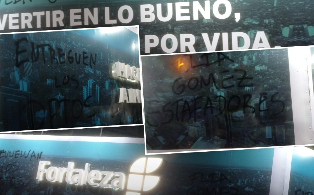 ¿Vandalismo o reclamo ciudadano?