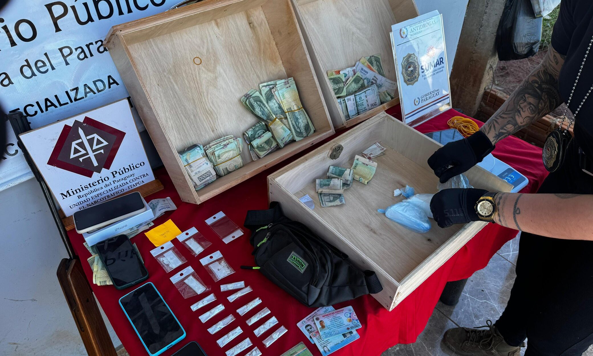 Operativo en Itapúa frena distribución de drogas previo al Mundial de Rally