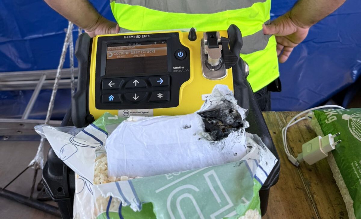 Incautan más de media tonelada de cocaína en contenedor de granos en Villeta