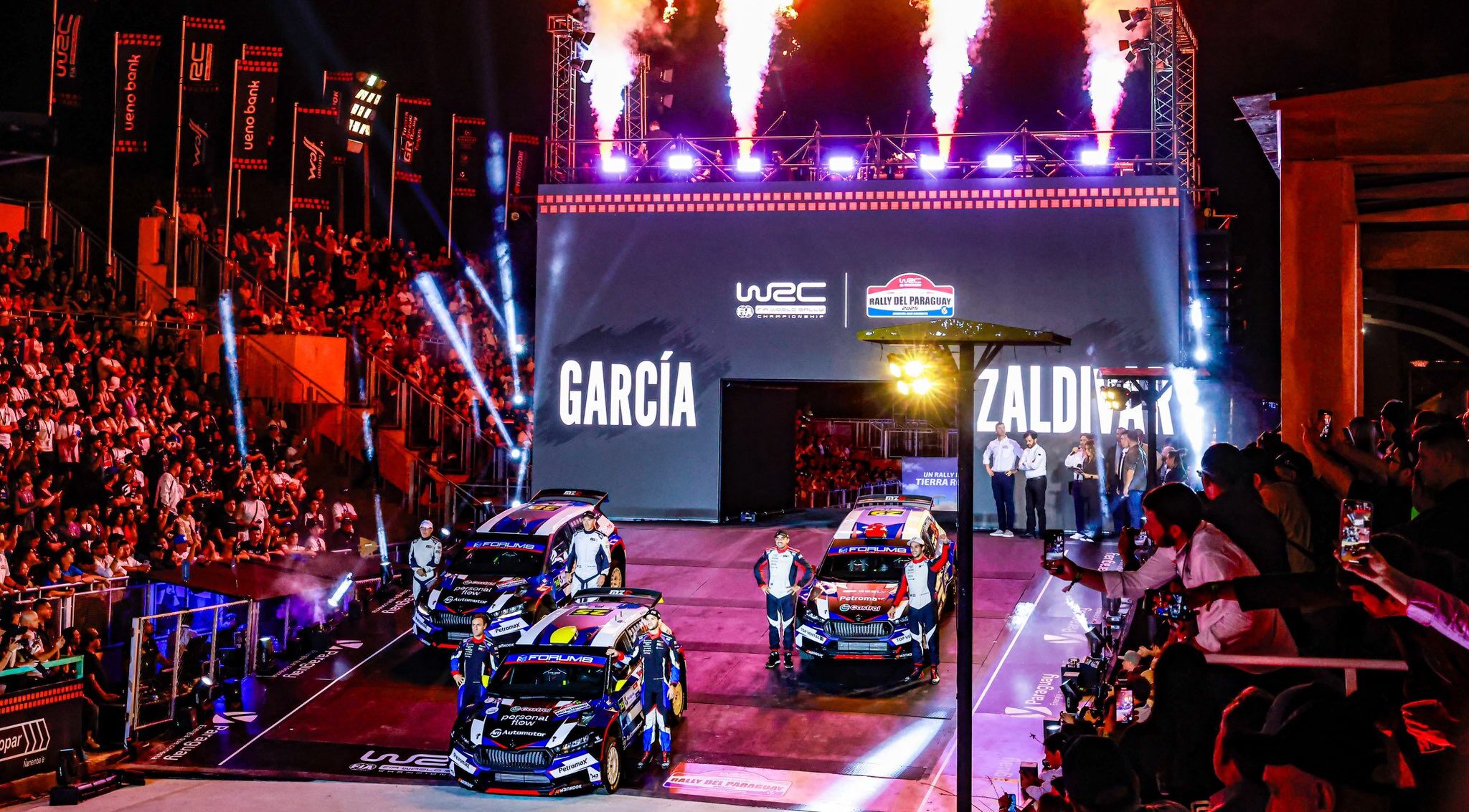 Histórico: Paraguay debuta en el Mundial de Rally con largada simbólica en Encarnación