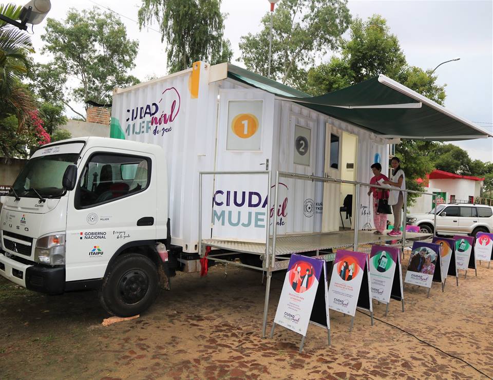 Ciudad Mujer Móvil llega esta semana al departamento de Amambay