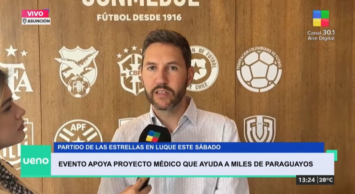 Leyendas del fútbol jugarán en partido benéfico en Luque