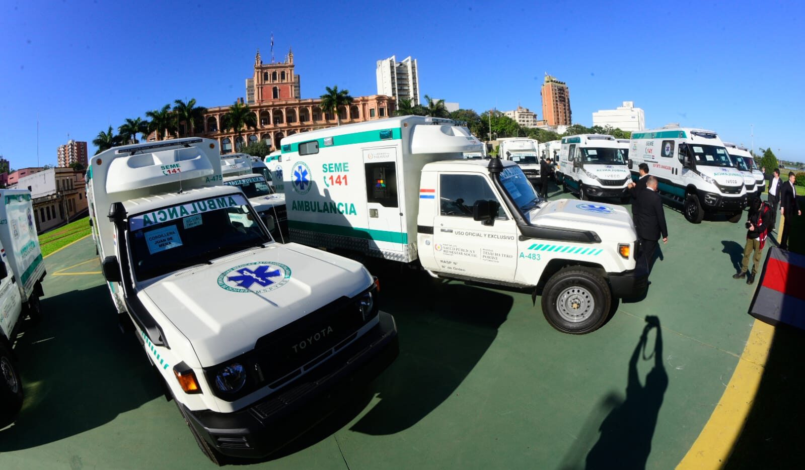 Flota médica crece: Paraguay suma ambulancias para mejorar la atención en emergencias