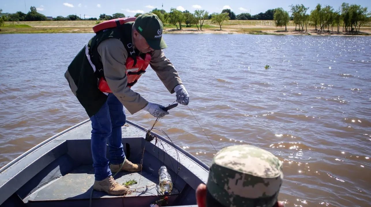 Mades retira más de 40 mil metros de redes durante la veda pesquera