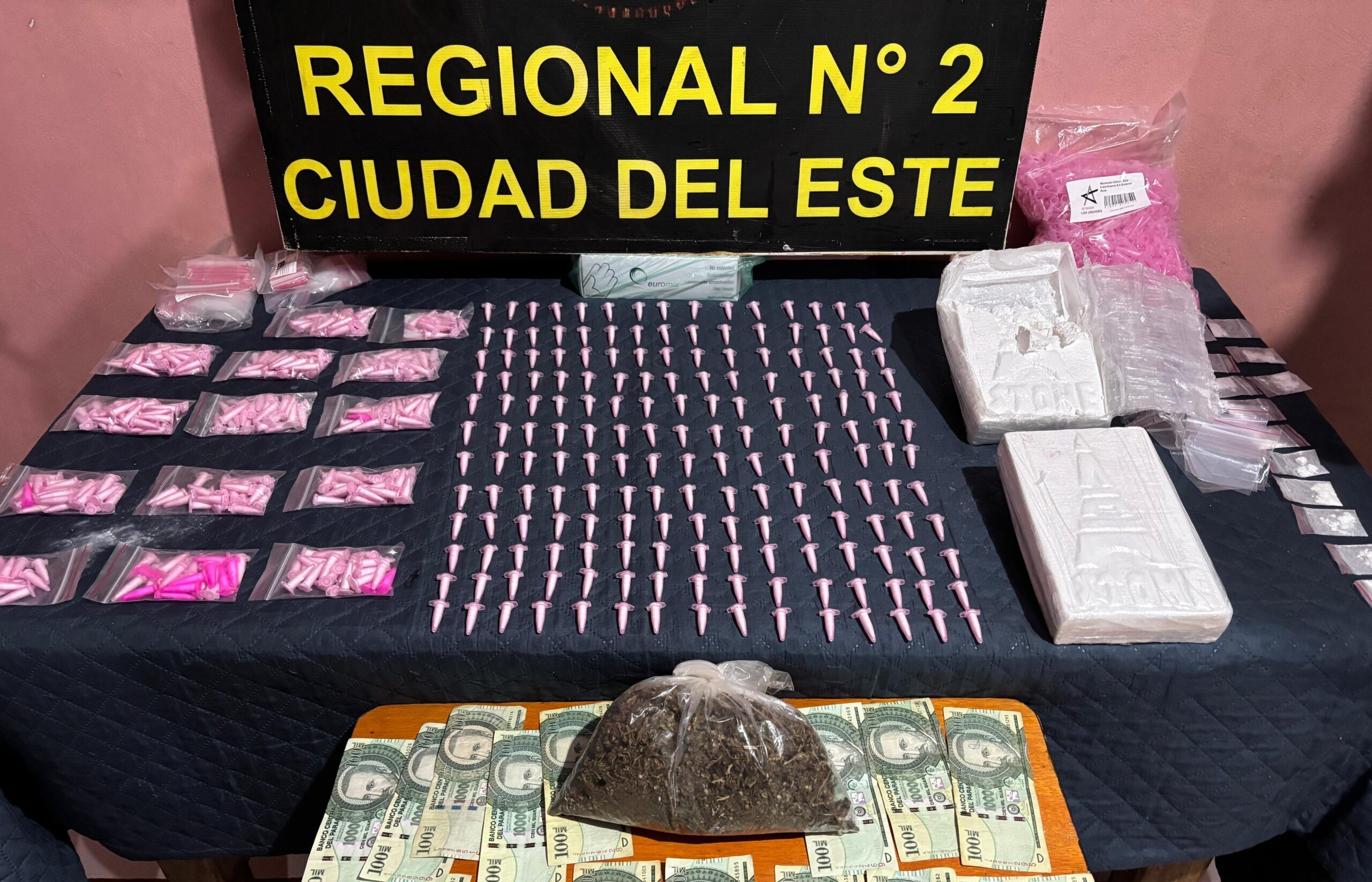 Senad desmantela centro clave de distribución de drogas en Santa Rita