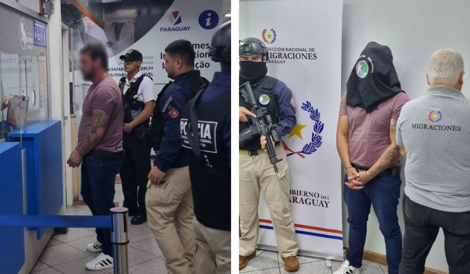 Migraciones expulsa a brasileño con condena de 14 años pendiente en su país