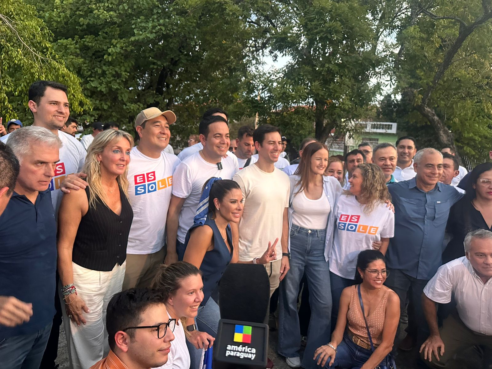 Soledad Núñez promete cambiar Asuncion y suma respaldo politico clave electoral