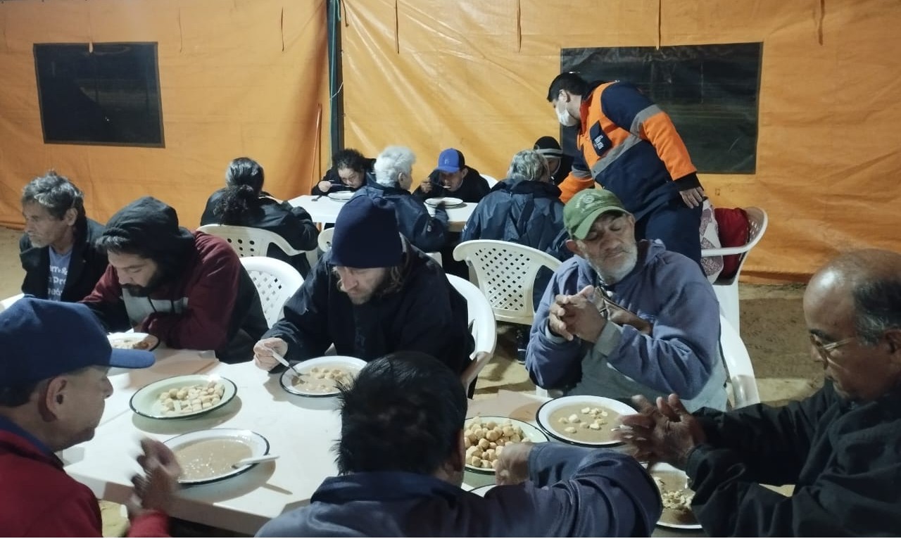Habilitan refugio de emergencia ante el intenso frío