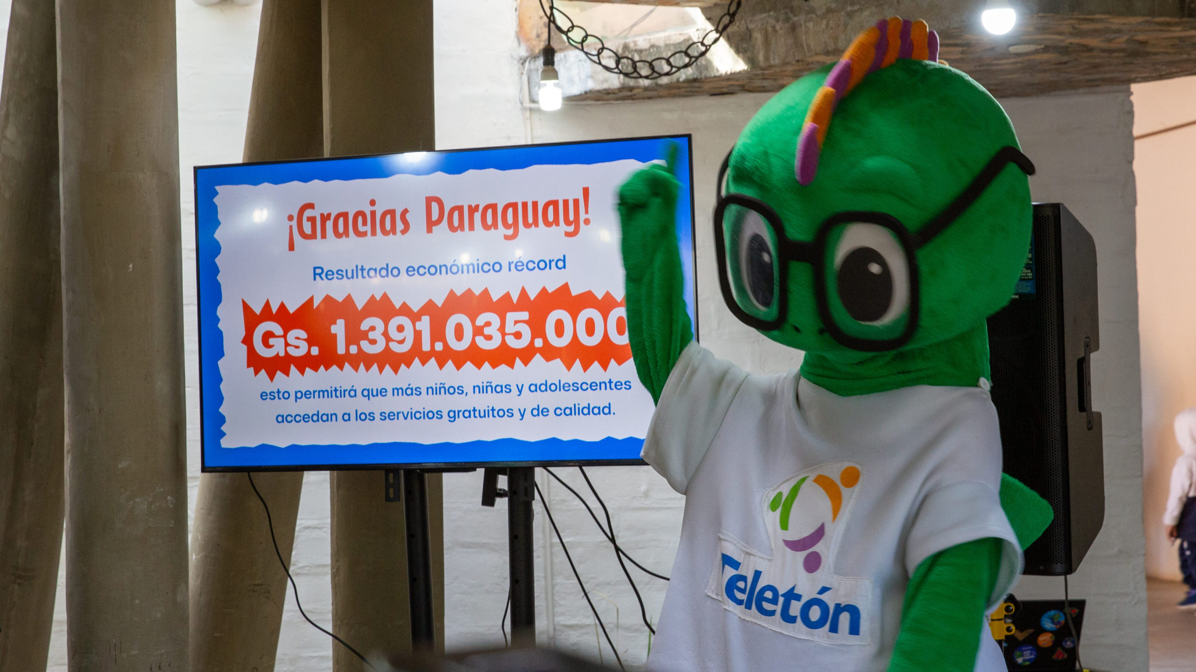 Teletón logra recaudación histórica de G. 1.391 millones en La Comilona 2026