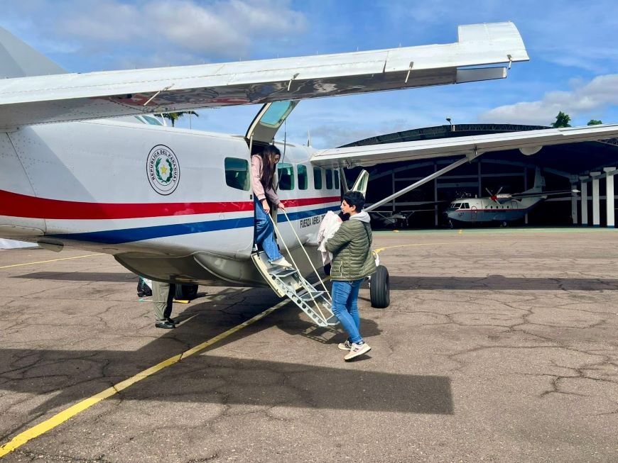 Bebé trasplantada en Brasil volvió a Paraguay y evoluciona favorablemente