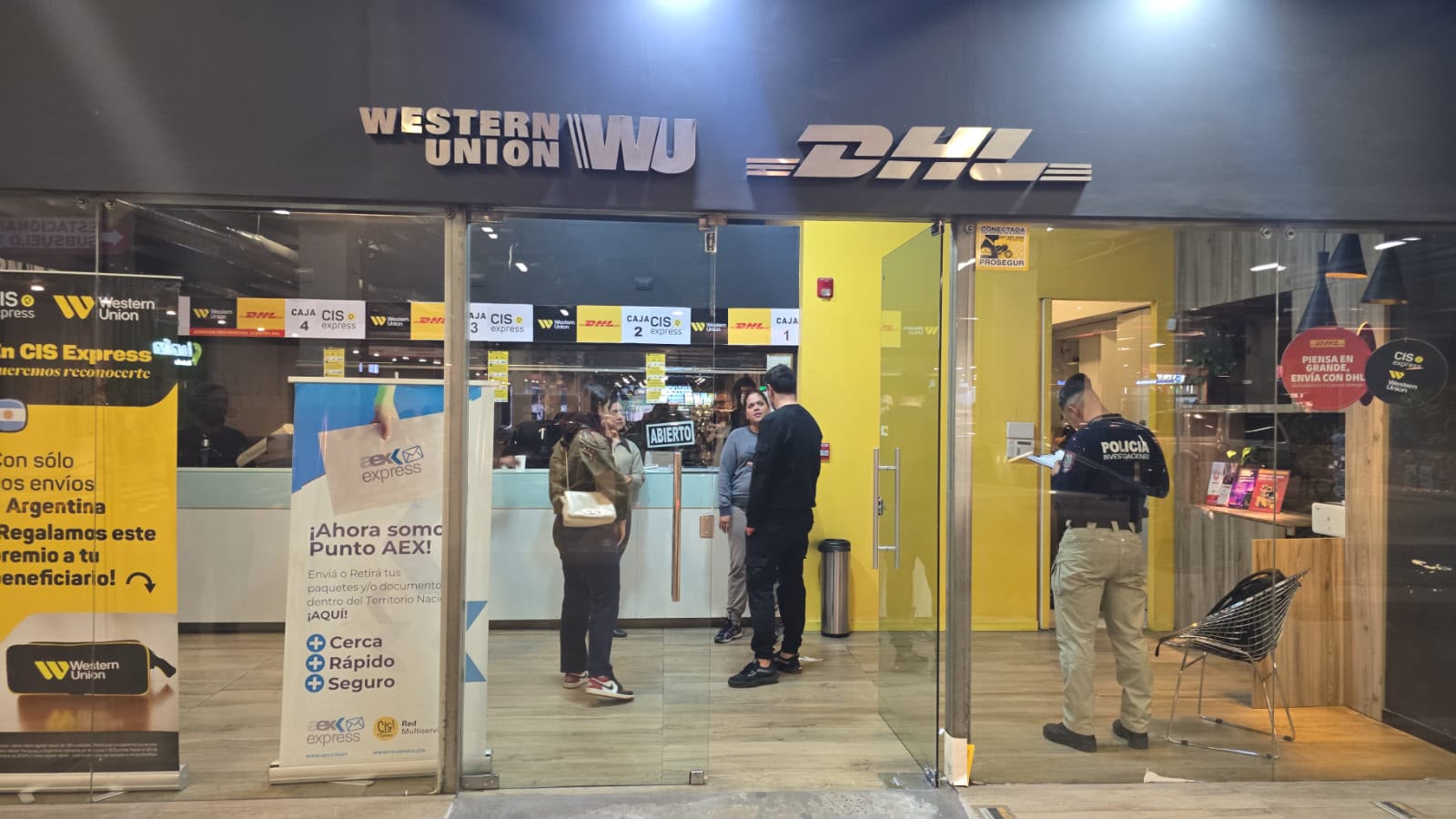 Cámaras fuera de servicio y sin custodia: Así ocurrió el asalto a Western Union