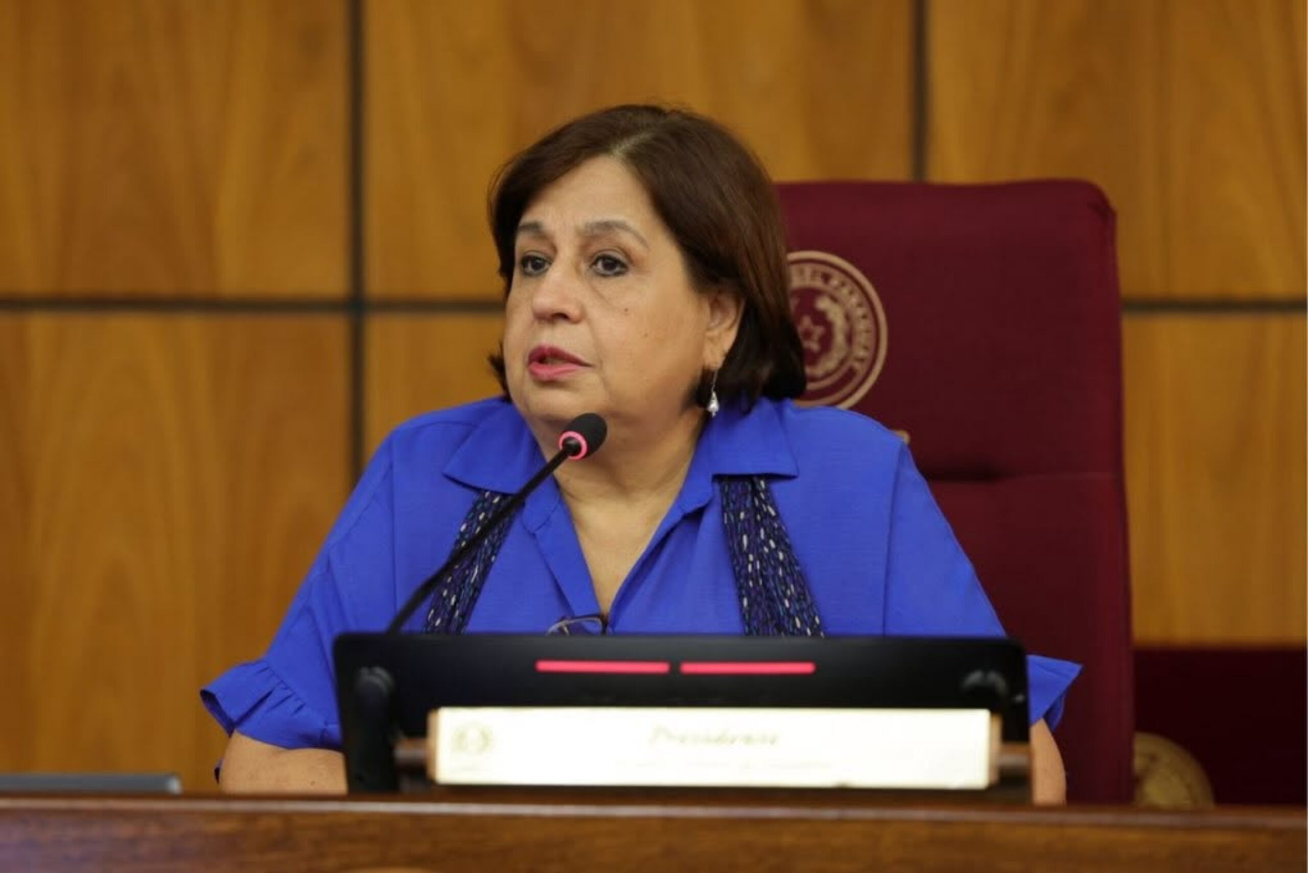Esperanza Martínez reclama que la Contraloría permanezca en manos de la oposición