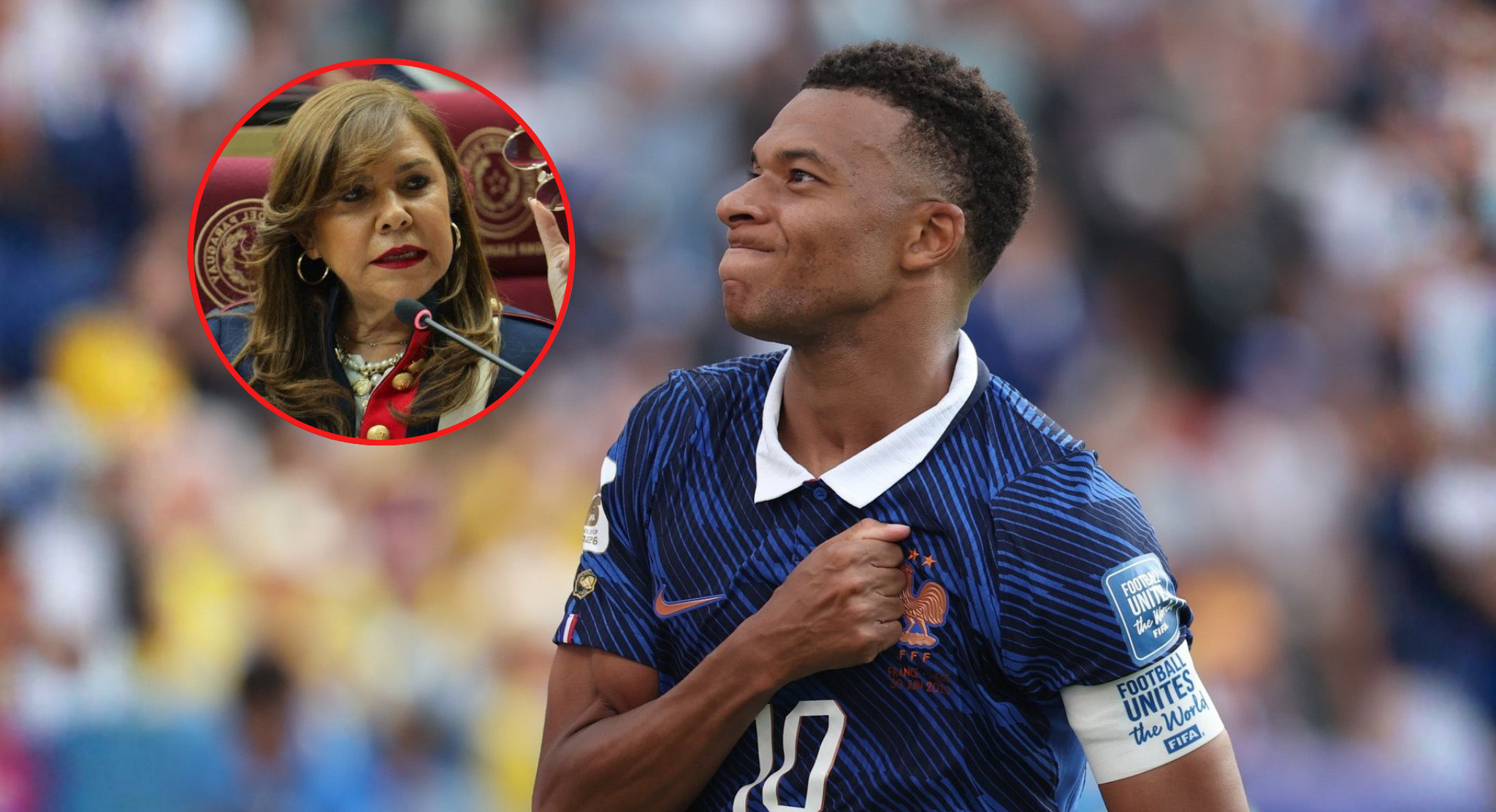 Mbappé liquidó a Celeste Amarilla tras polémicos comentarios: «Es indigna de su cargo»