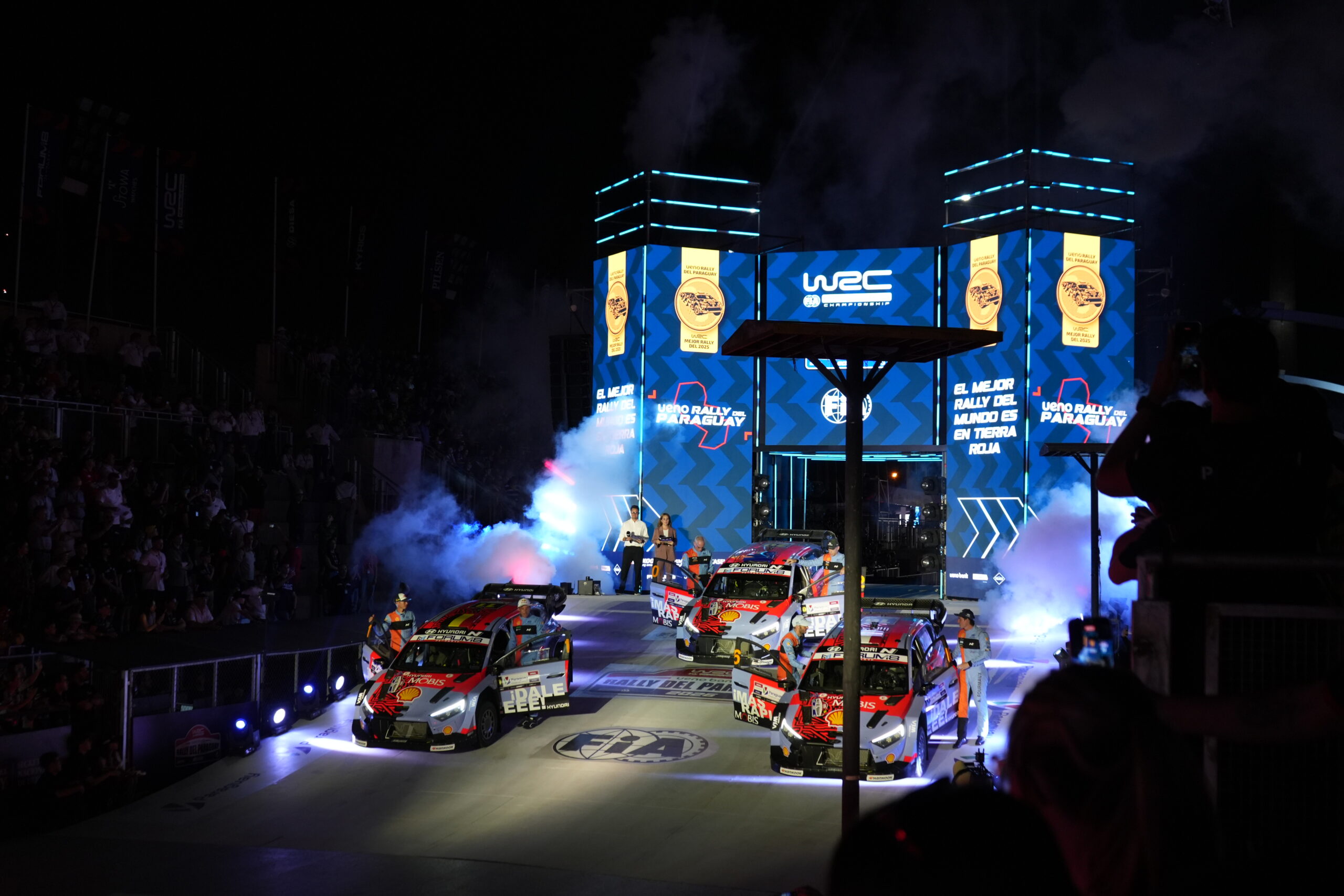 Encarnación encendió la fiesta del WRC ueno Rally del Paraguay con la gran largada simbólica